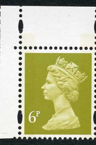 SGY1766 1993 litho 6p yellow-olive 2-B u/m (ex NI Prestige) (was Y1748)