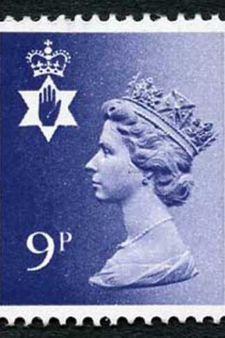 SGNI26ey 1978 N I regional 9p deep violet u/m with variety phosphor omitted