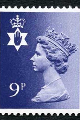 SGNI26ey 1978 N I regional 9p deep violet u/m with variety phosphor omitted