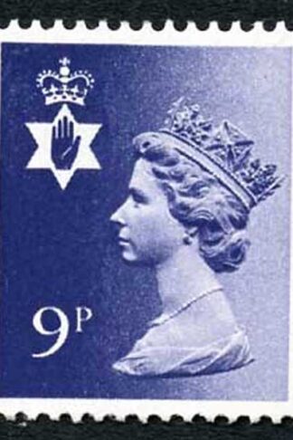 SGNI26ey 1978 N I regional 9p deep violet u/m with variety phosphor omitted