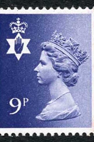 SGNI26ey 1978 N I regional 9p deep violet u/m with variety phosphor omitted