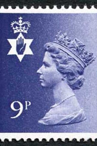 SGNI26ey 1978 N I regional 9p deep violet u/m with variety phosphor omitted