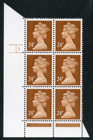 SGX969 Var 1991 24p yellowish brown (distinctive shade) cyl 1 no dot