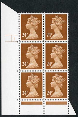 SGX969 Var 1991 24p yellowish brown (distinctive shade) cyl 1 no dot