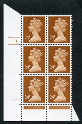SGX969 Var 1991 24p yellowish brown (distinctive shade) cyl 1 no dot