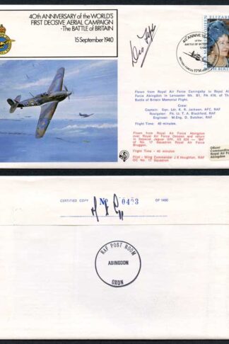 FF20c 40th Ann of the Worlds 1st Decisive Aerial Campaign Signed by D.Fopp