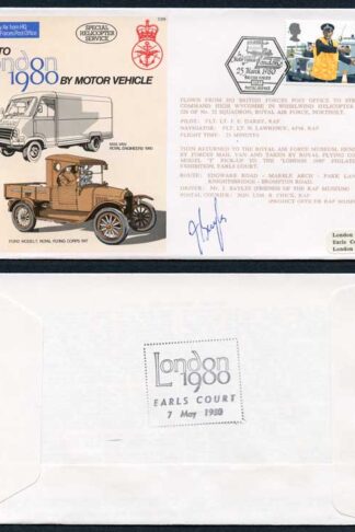 C69b To London by Motor Vehicle Signed by Mr Bayles
