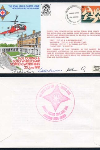 C87b The Royal Star and Garter Home Crew Signed