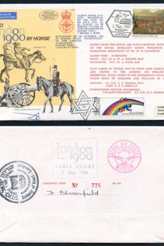 C65c To London by Horse Signed by Brigadier General Eitan Barak (W)