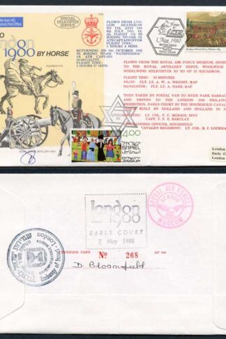 C65c To London by Horse Signed by Brigadier General Eitan Barak (Z)