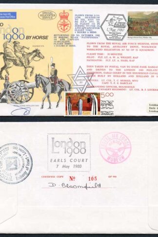 C65c To London by Horse Signed by Brigadier General Eitan Barak (AE)