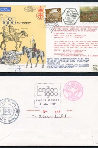 C65c To London by Horse Signed by Brigadier General Eitan Barak (AI)