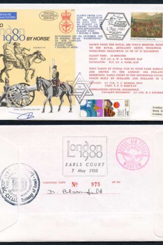 C65c To London by Horse Signed by Brigadier General Eitan Barak (AJ)