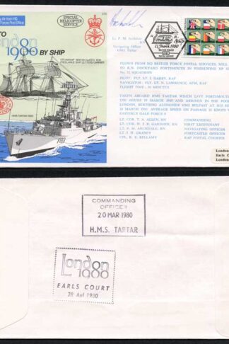 C70b To London by Ship 1980 Signed by Lt P.M. Archdale