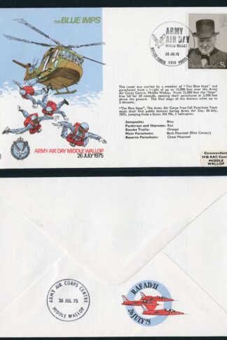 AD11a The Blue Imps Army Air Day Middle Wallop 26 July 1975