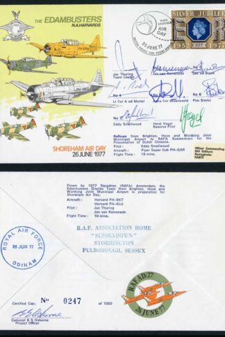 AD27c The Edambusters Shoreham Air Day Team Signed (I)