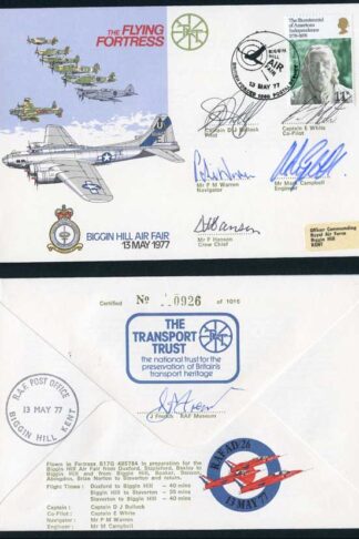 The Flying Fortress Team Signed