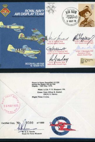 AD8e Royal Navy Air Display Team Signed by Team (D)
