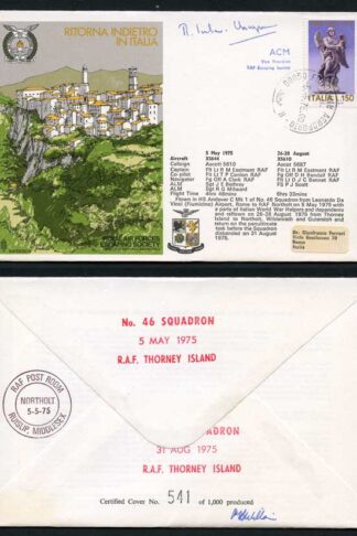 ES12c Ritorna Indietro In Italia Signed by ACM Ronald Ivelaw Chapman