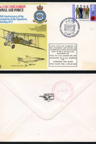 RAF2a No.2 (AC) Sqn 60th Ann Formation of Squadron Standard Cover