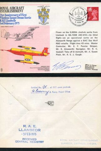 RAFSP7d Royal Aircraft Establishment Signed by E.F. Pennie