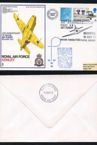 SC27a 30th Ann of 1st UK Jet Flight Standard Cover