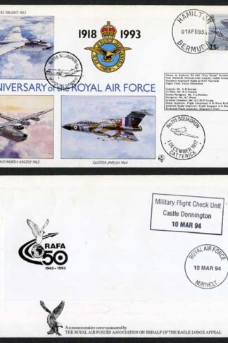 RAF(75)21a 75th Ann of the RAF No.60 Squadron Standard Cover