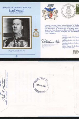 CDM4b MRAF Sir Edward Ellington Signed by AVM D.T. Bryant (A)