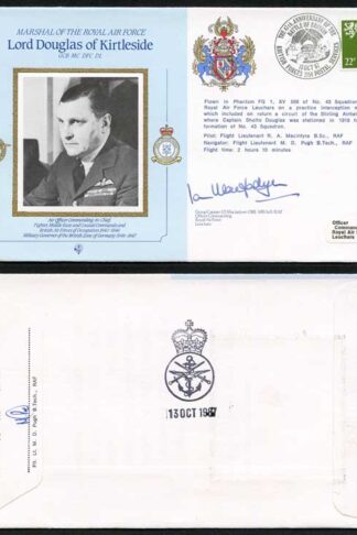 CDM10a MRAF Lord Douglas of Kirtleside Signed by I.D. MacFadyen