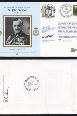 CDM11 MFAF Sir John Slessor Signed by Peaker and Metcalfe