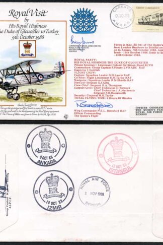 RV6e The Duke of Gloucester to Pakistan Signed by Brian Jones