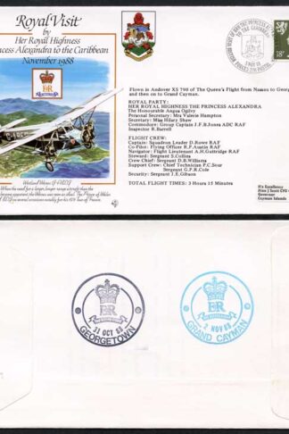 RV8a Princess Alexandra to the Caribbean Standard Cover