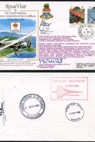 RV8e Princess Alexandra to the Caribbean Signed by Alan J Scott