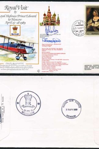 RV9c Prince Edward to Moscow Signed by J.A. Cheshire and N.E.L. Beresford