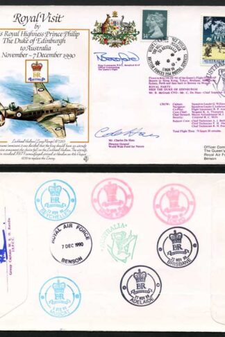 RV16d Royal Visit to Australia Signed by N.E.L. Beresford Mr Charles De Haes