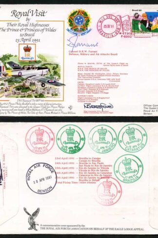 RV19c The Prince and Princess of Wales to Brazil Colonel D.K.W. Farrant