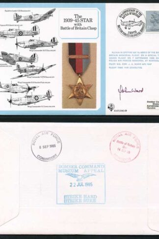 DM10a The 1939 to 1945 Star with Battle of Britain Clasp Signed by J.A. Ward