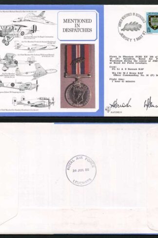 DM16b Mention in Despatches Signed by 2 Crew Members