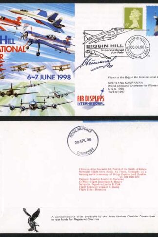 JS(CC)52e Biggin Hill International Air Fair Signed by Svetlana Kampanina