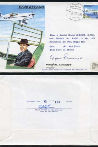 TP2c Edgar W. Percical Signed by Himself