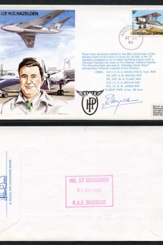 TP26c Squadron Leader H.G. Hazelden Personally Signed by H. Hazelden