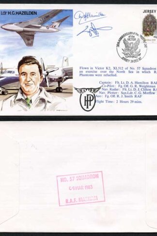 TP26b Squadron Leader H.G. Hazelden Signed by Pilot and Co-Pilot