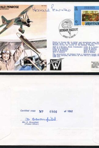 TP29c Harald Penrose OBE. Ceng. FRAeS. MRINA Signed by Harald Penrose