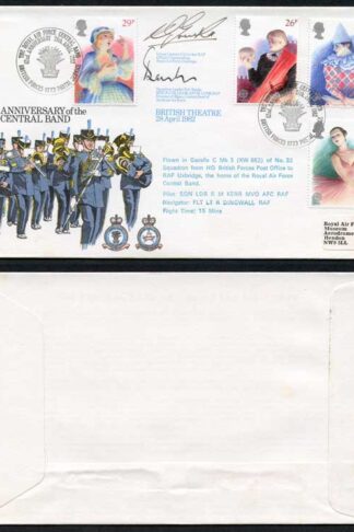 RFDC11 British Theatre Signed by Sqn Ldr E. Banks and Gp Capt D. Goucher