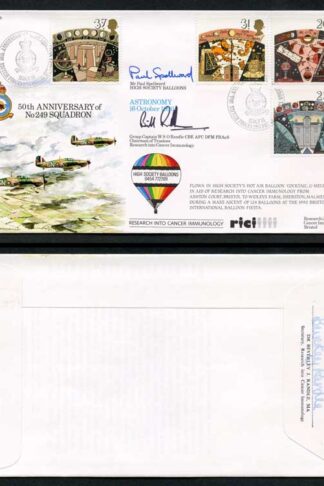 RFDC88 50th Ann Of No.249 Squadron Signed by B.J. Randle and P. Spellward