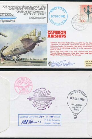 FF8c 70th Ann Formation of Worlds 1st Commercial Airline by Adolf Fisher