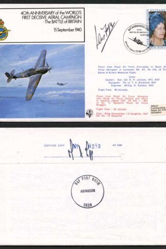 FF20c 40th Ann of the Worlds 1st Decisive Aerial Campaign Signed by D. Fopp (C)
