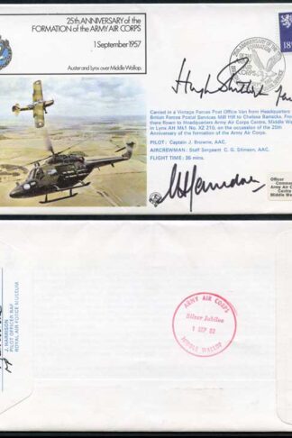 FF39C 25th Ann Formation Army Air Corps Signed by H. Stockwell M.B. Farndale