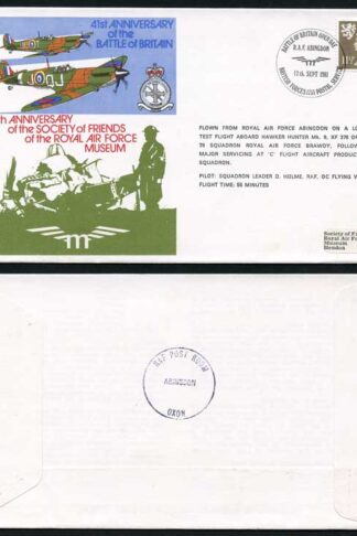 C90a 10th Ann Society of Friends of the RAF Museum Standard Cover