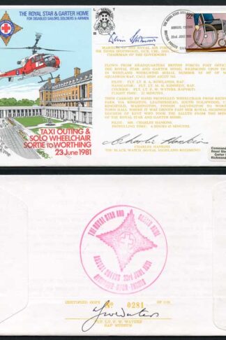 C87c The Royal Star and Garter Home Signed by Spotswood and Hankins